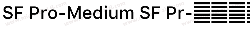 SF Pro-Medium SF Pr字体转换
